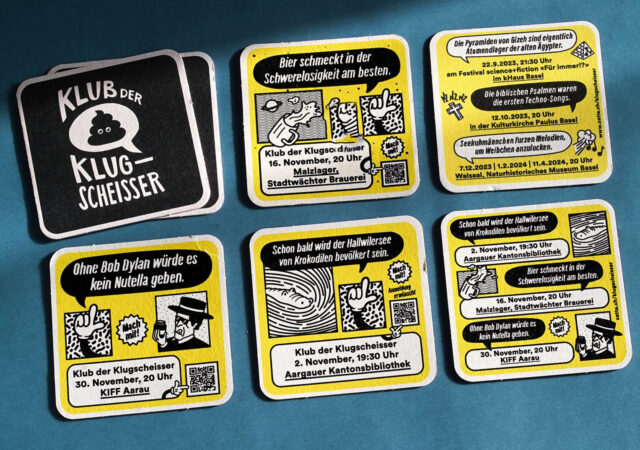 Klub der Klugscheisser Bierdeckel