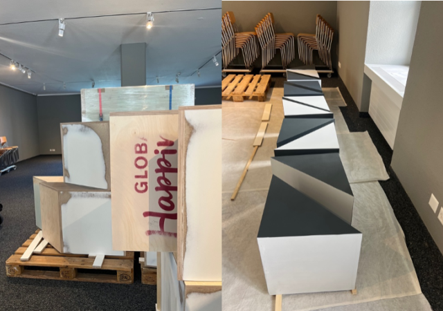 Umgestaltung der ehemaligen Ausstellung „Global Happiness” zu neuen Ausstellungselementen für das Museum Luzern. Bilder: Happy Museums / Museum Luzern